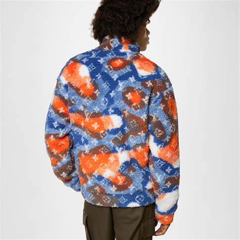 lv made fleece|Fleece Blouson .